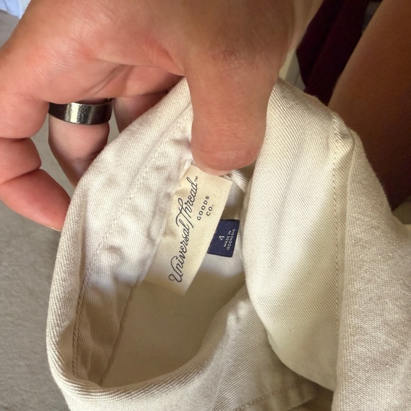 Universal Thread Cream Button-Up Jumpsuit - Picture 4 of 4